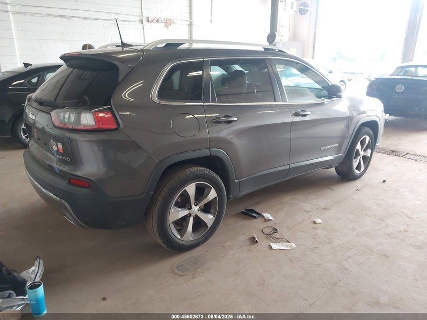Vin: 1c4pjmdx7kd371470, lot: 46101096, jeep cherokee limited 4x4 20194
