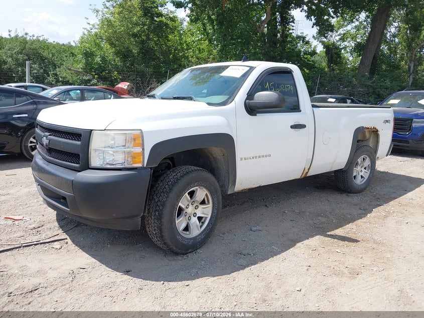 2008 Chevrolet Silverado, Front End, IAAI, VIN 1GCEK14J58E143758 — photo 2