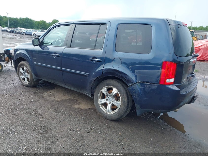 Vin: 5fnyf4h56cb031882, lot: 46101103, honda pilot ex-l 20123