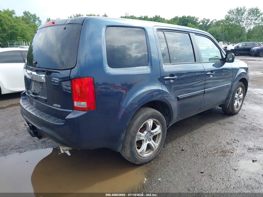 Vin: 5fnyf4h56cb031882, lot: 46101103, honda pilot ex-l 20124