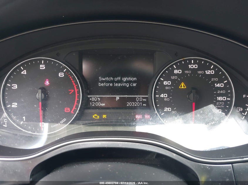 2013 Audi A6 2.0T Premium VIN: WAUFFAFC5DN015521 Lot: 45602704
