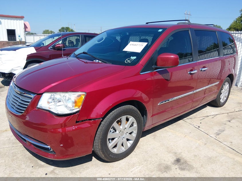 Vin: 2c4rc1bg5fr629962, lot: 46101144, chrysler town & country touring 20152