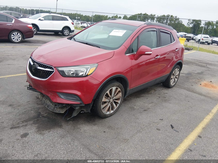 Vin: kl4cjasbxkb731390, lot: 46101146, buick encore fwd preferred 20192