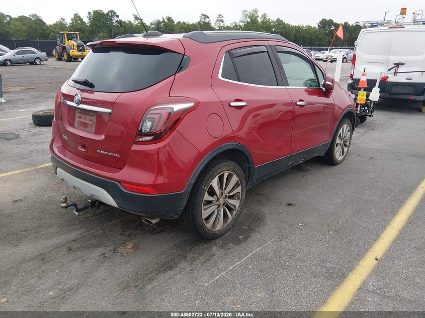 Vin: kl4cjasbxkb731390, lot: 46101146, buick encore fwd preferred 20194