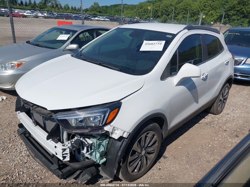 Vin: kl4cjasb3mb304703, lot: 46101157, buick encore fwd preferred 20212