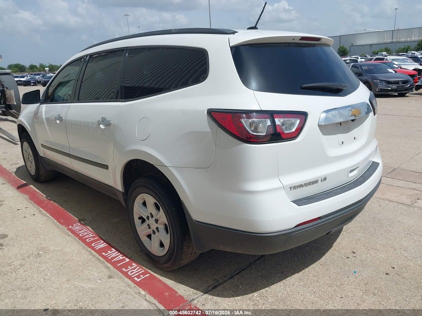 Vin: 1gnkrfed5hj168002, lot: 46101165, chevrolet traverse ls 20173