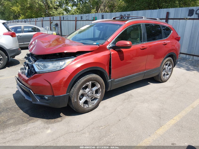 2017 Honda CR-V, Удар спереди, IAAI, VIN 5J6RW2H83HL069992 — фото 2