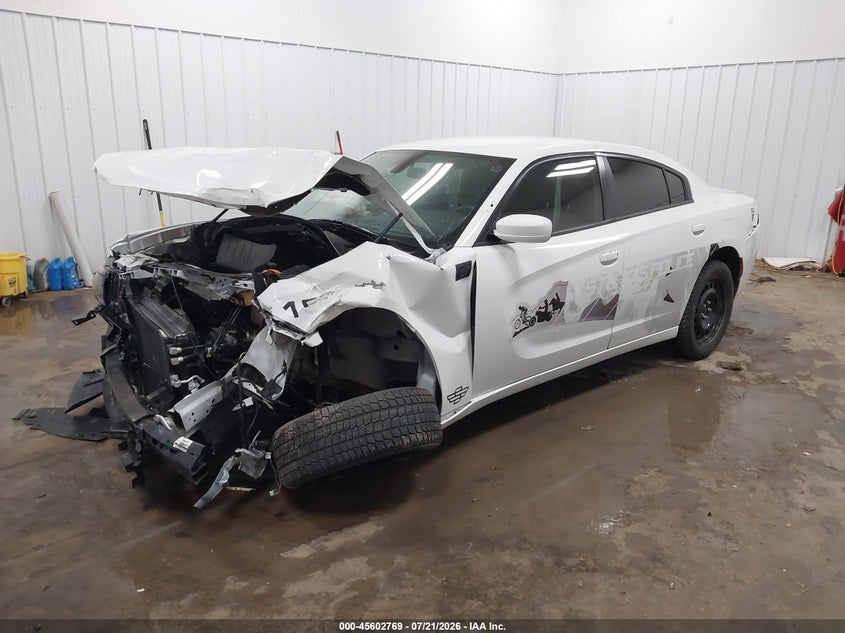 Vin: 2c3cdxkg7nh209683, lot: 46101192, dodge charger police awd 20222