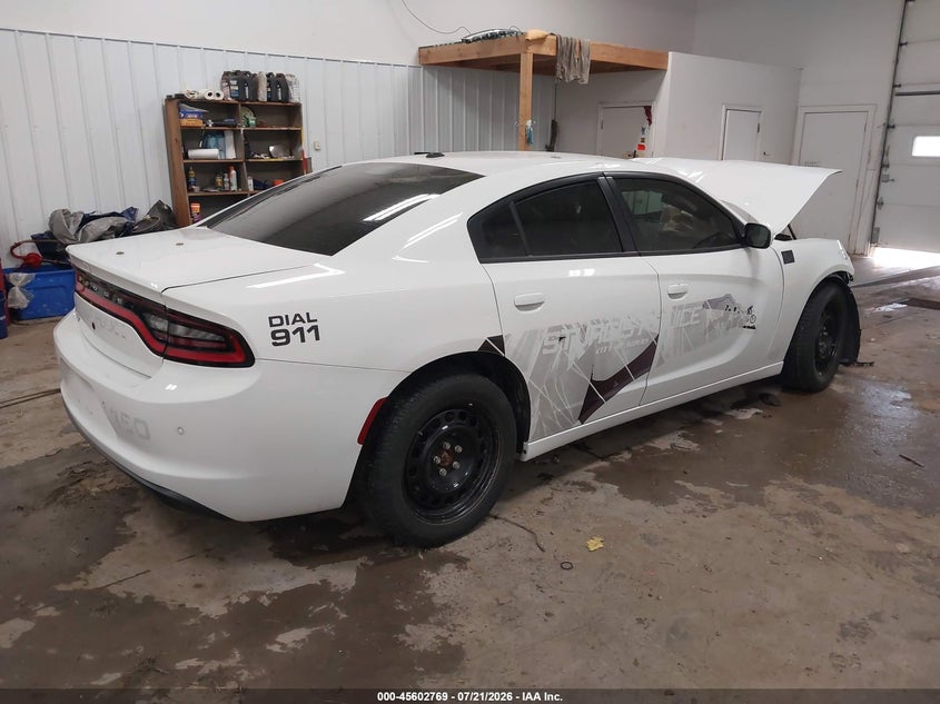 Vin: 2c3cdxkg7nh209683, lot: 46101192, dodge charger police awd 20224