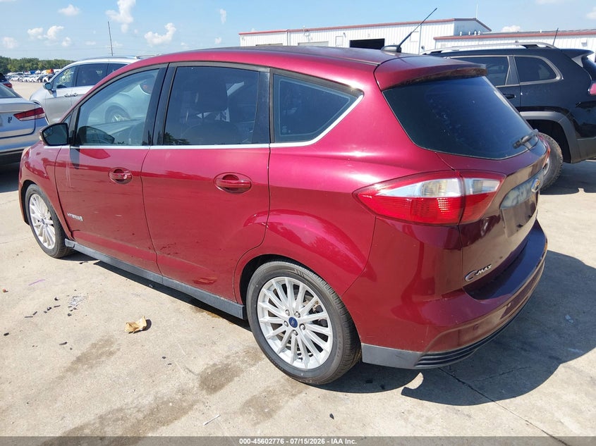 Vin: 1fadp5bu5dl534017, lot: 46101199, ford c-max hybrid sel 20133