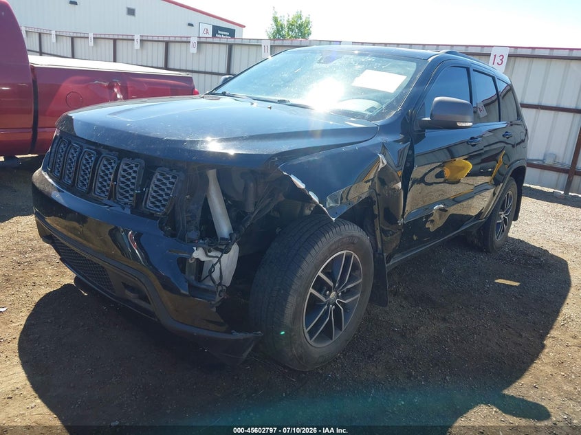 2017 Jeep Grand Cherokee, Удар спереду, IAAI, VIN 1C4RJFLT0HC801843 — фото 2