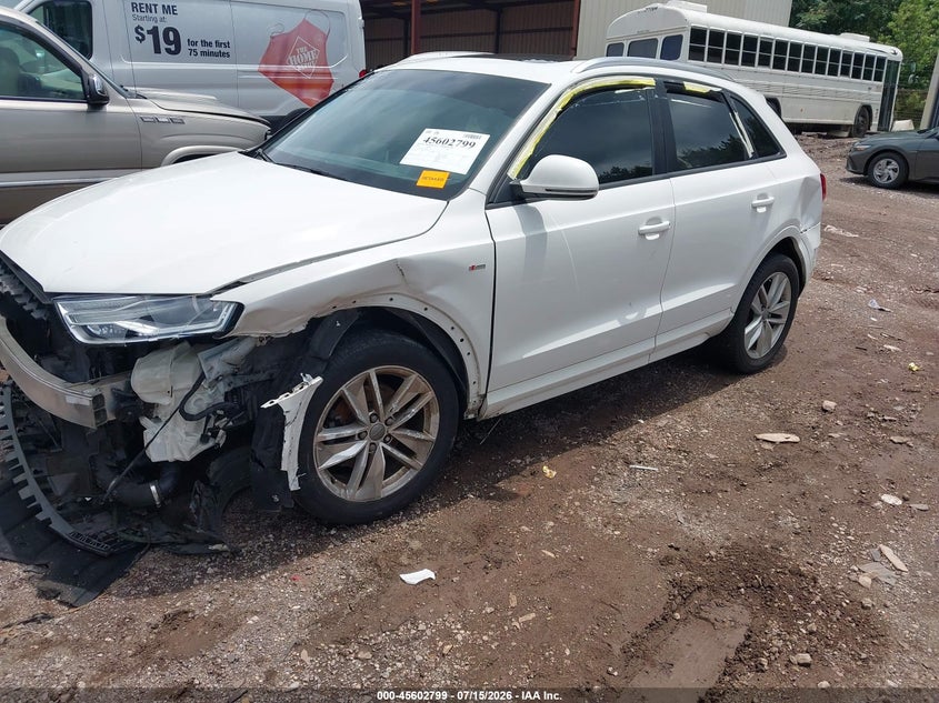 Vin: wa1bccfs3jr012225, lot: 46101222, audi q3 2.0t premium/2.0t sport premium 20182