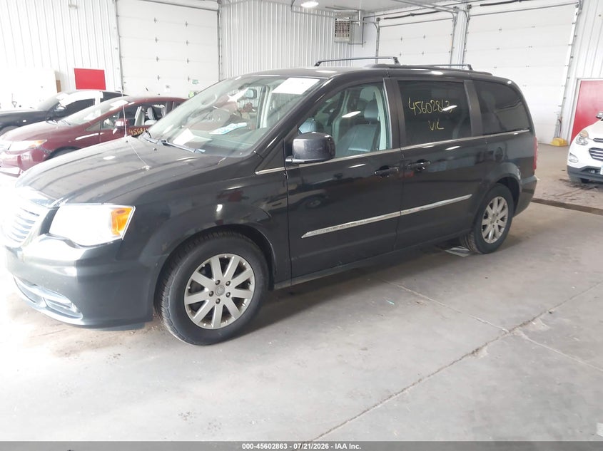 Vin: 2c4rc1bg4gr147890, lot: 46101286, chrysler town & country touring 20162