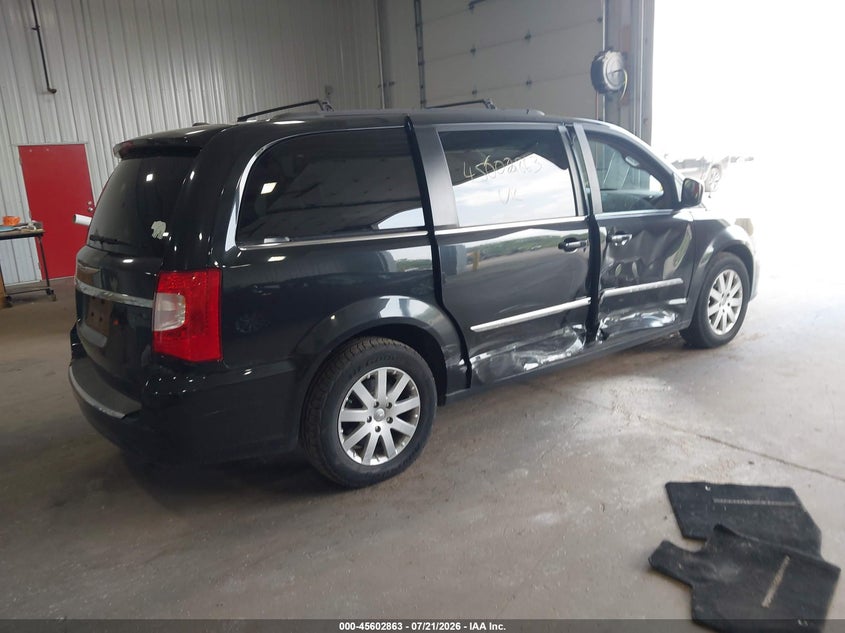 Vin: 2c4rc1bg4gr147890, lot: 46101286, chrysler town & country touring 20164