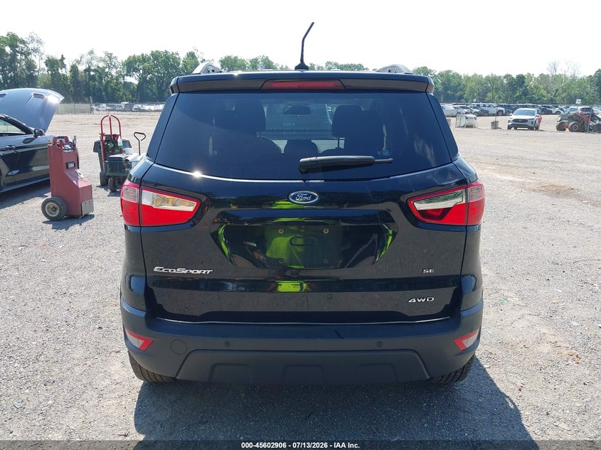 2018 Ford Ecosport Se VIN: MAJ6P1UL6JC220099 Lot: 45602906