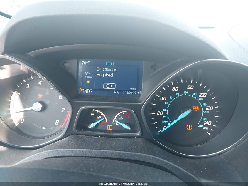 2013 Ford Escape S VIN: 1FMCU0F79DUC91694 Lot: 45602908