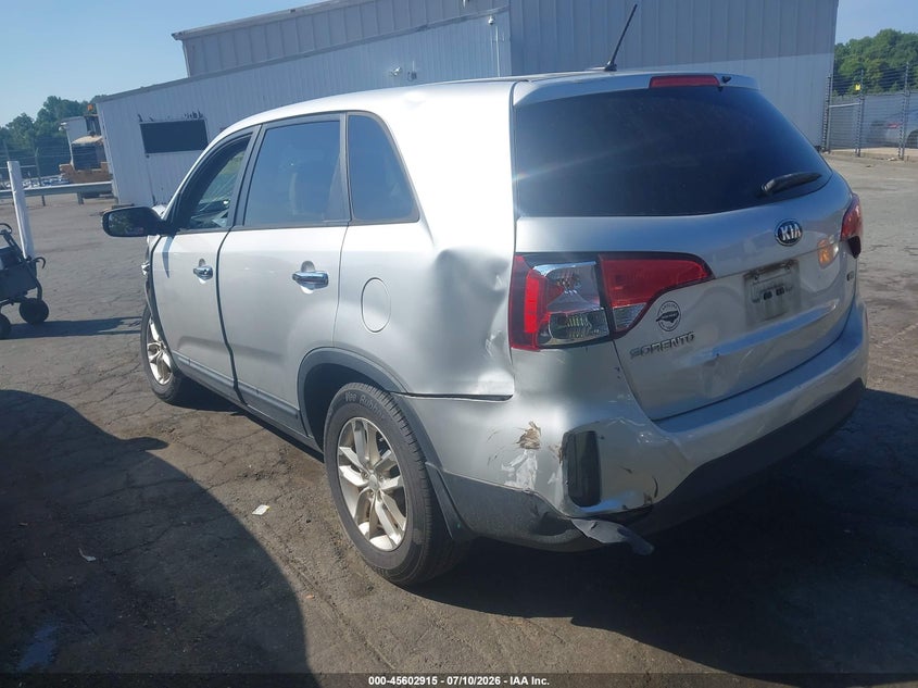Vin: 5xykt3a69fg594434, lot: 46101338, kia sorento lx 20153