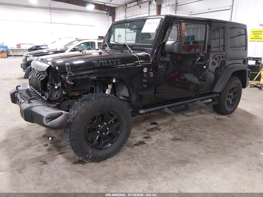 2017 Jeep Wrangler Unlimited Willys Wheeler VIN: 1C4HJWDG1HL572683 Lot: 45602938