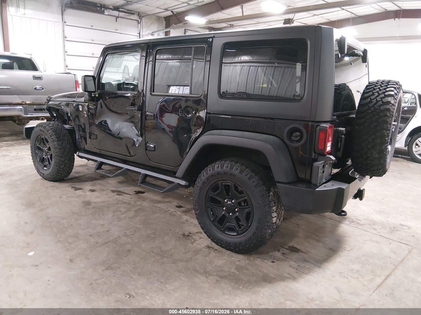 2017 Jeep Wrangler Unlimited Willys Wheeler VIN: 1C4HJWDG1HL572683 Lot: 45602938