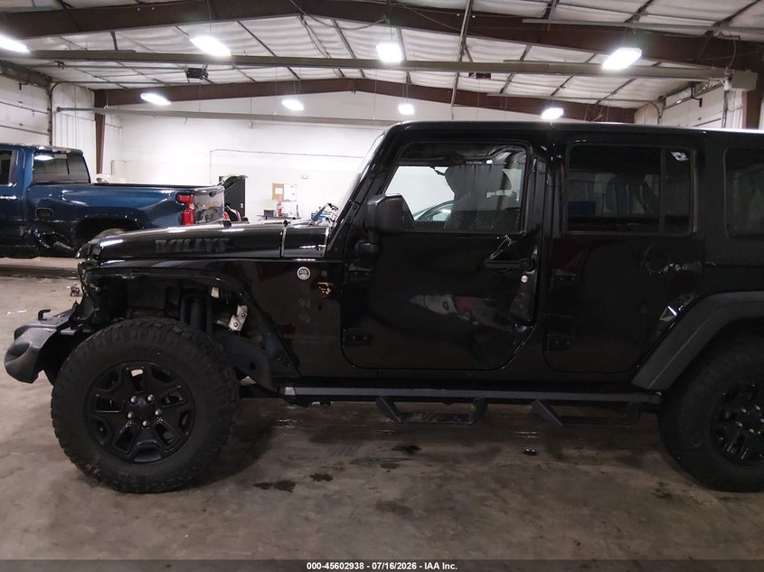 2017 Jeep Wrangler Unlimited Willys Wheeler VIN: 1C4HJWDG1HL572683 Lot: 45602938