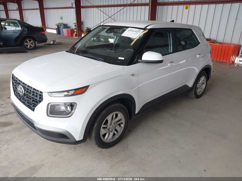 2021 Hyundai Venue Se, Rear, IAAI, VIN KMHRB8A30MU066602 — photo 2