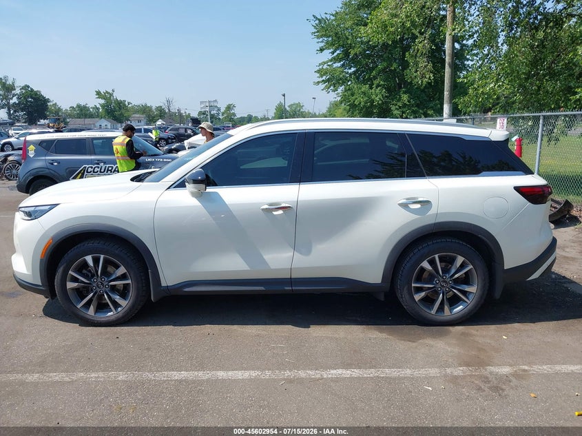 2025 Infiniti Qx60 Luxe Awd VIN: 5N1AL1FS9SC331022 Lot: 45602954