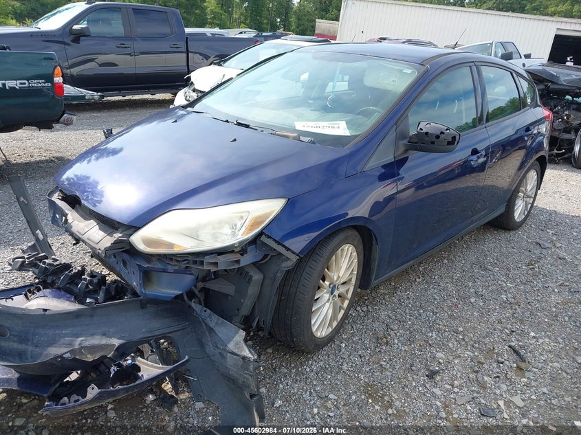 Vin: 1fahp3k28cl151417, lot: 46101407, ford focus se 20122