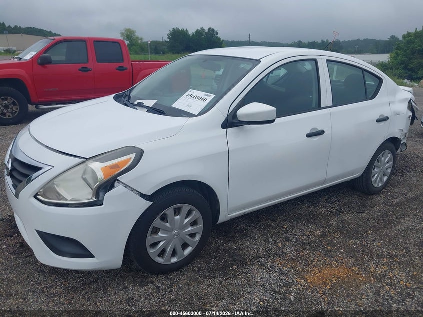 2017 Nissan Versa, Rear, IAAI, VIN 3N1CN7AP5HL905354 — photo 2