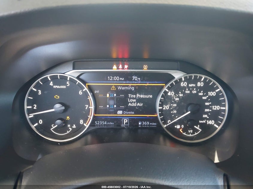 2022 NISSAN ALTIMA auction photo 7