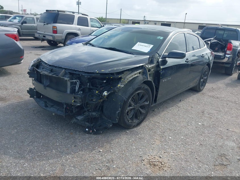 2022 Chevrolet Malibu Fwd Lt, Front End, IAAI, VIN 1G1ZD5ST8NF161550 — photo 2