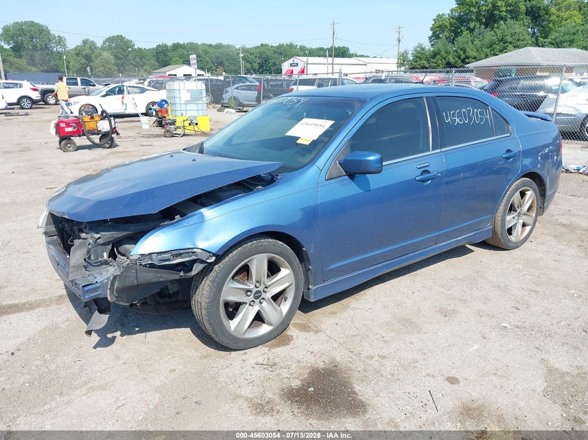 2010 Ford Fusion, Удар спереду, IAAI, VIN 3FAHP0KC4AR244537 — фото 2