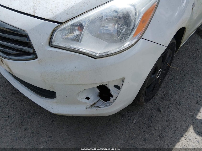 2018 Mitsubishi Mirage G4 Es VIN: ML32F3FJ3JHF05337 Lot: 45603059