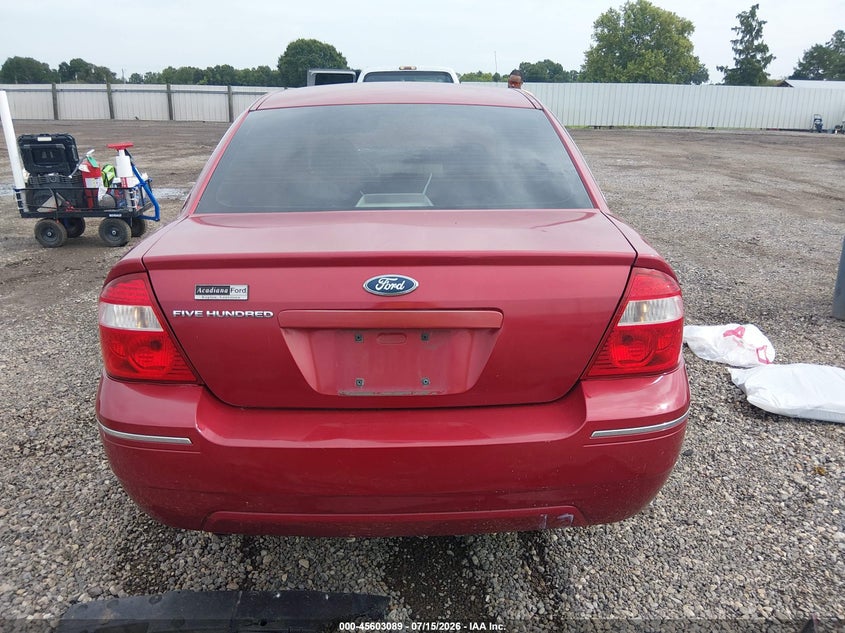2005 Ford Five Hundred Se VIN: 1FAFP23155G147828 Lot: 45603089