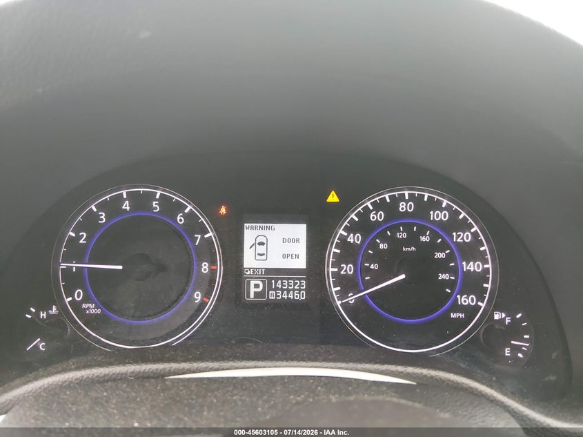 2013 Infiniti G37X VIN: JN1CV6AR1DM766819 Lot: 45603105