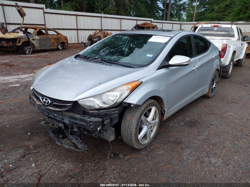 2012 Hyundai Elantra Limited 5NPDH4AE9CH141538 photo 1