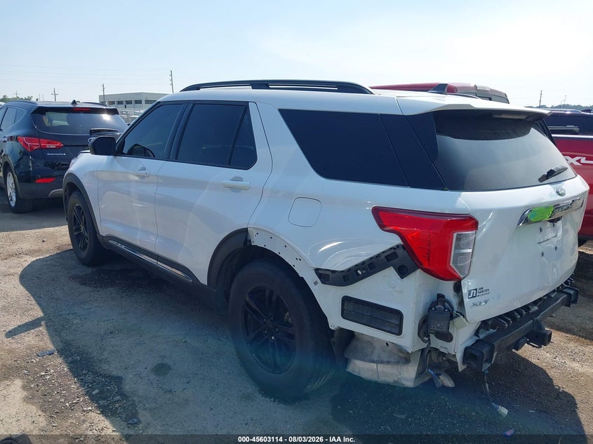 Vin: 1fmsk7dh4mga61355, lot: 46101537, ford explorer xlt 20213