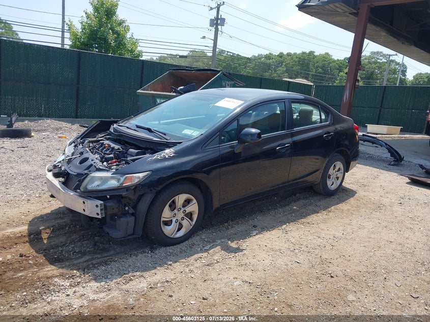 2013 HONDA CIVIC auction photo 2