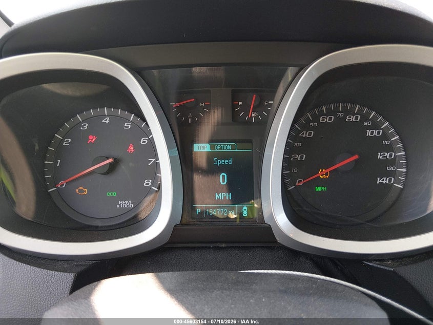 2013 CHEVROLET EQUINOX SPORT UTILITY VEHICLE 2.4L I-4 DI, DOHC, VVT, 182HP