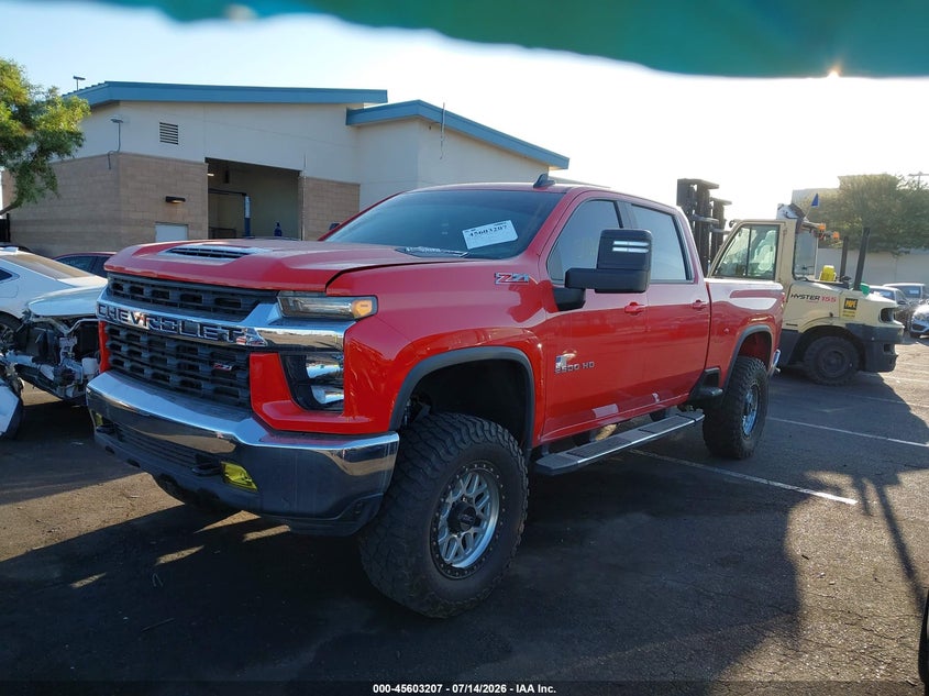 Vin: 1gc4yney7lf347767, lot: 46101629, chevrolet 2500 4wd  standard bed lt 20202