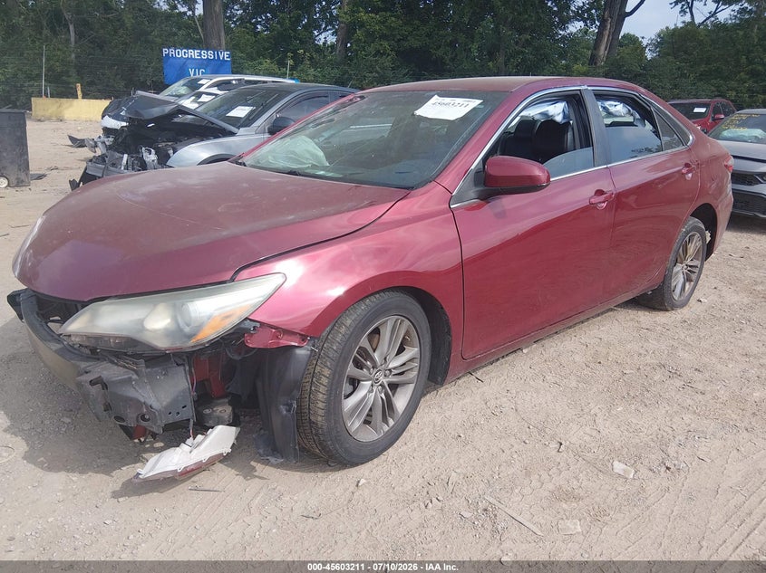 2016 Toyota Camry, Правый бок, IAAI, VIN 4T1BF1FK2GU528210 — фото 2