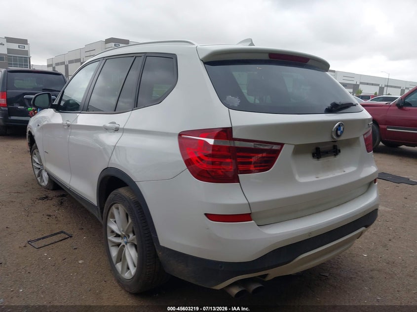 Vin: 5uxwx9c50g0d75030, lot: 46101642, bmw x3 xdrive28i 20163
