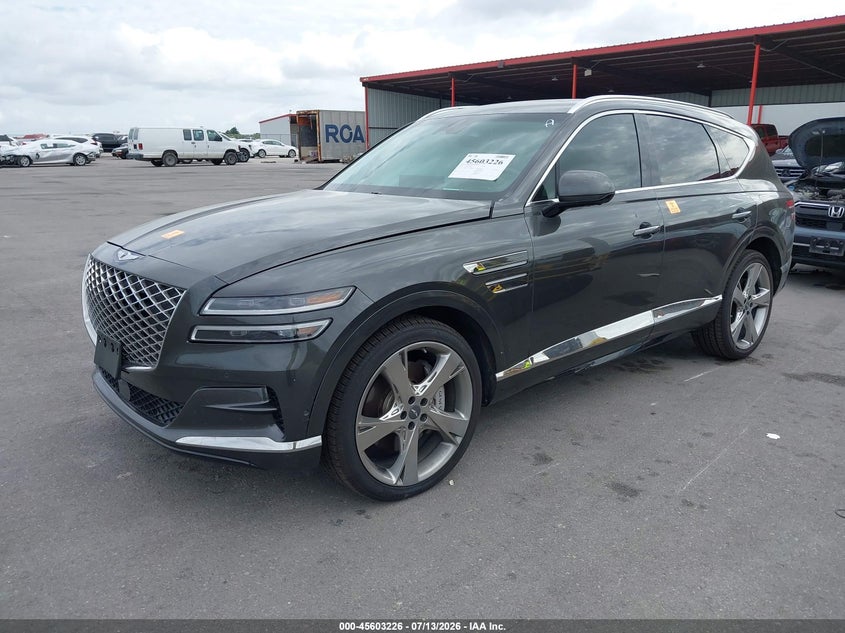 Vin: kmuhbdsb0ru198438, lot: 46101649, genesis gv80 2.5t awd 20242