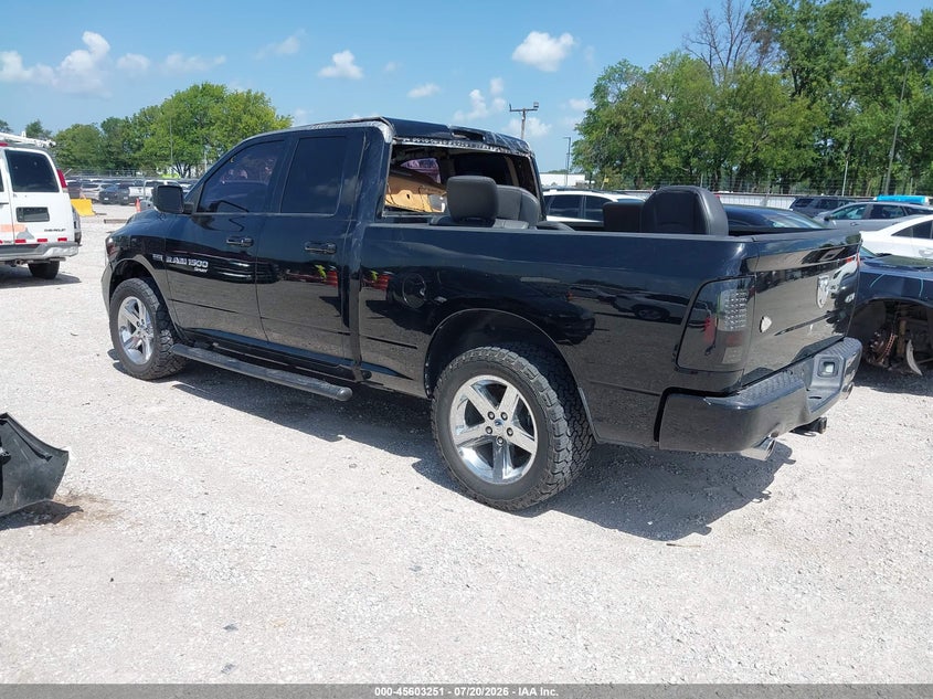Vin: 1c6rd7htxcs122058, lot: 46101674, ram 1500 sport 20123