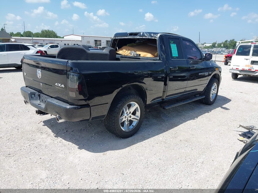 Vin: 1c6rd7htxcs122058, lot: 46101674, ram 1500 sport 20124