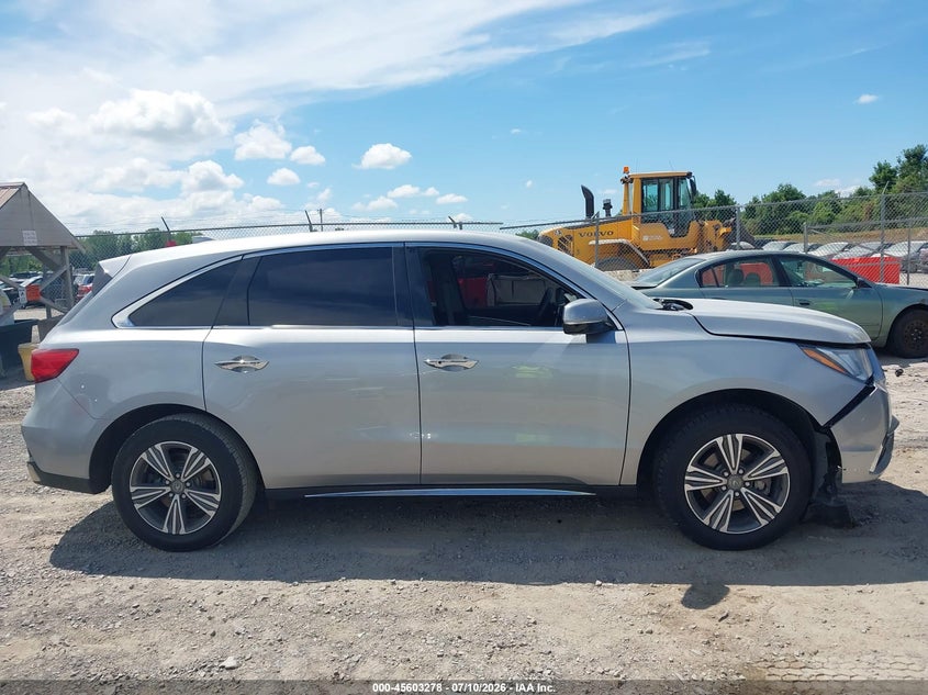 ACURA MDX 2019 VIN 5J8YD4H33KL022560