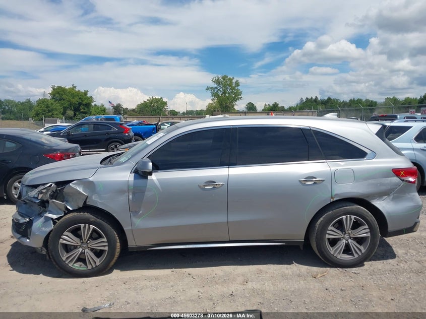 ACURA MDX 2019 VIN 5J8YD4H33KL022560