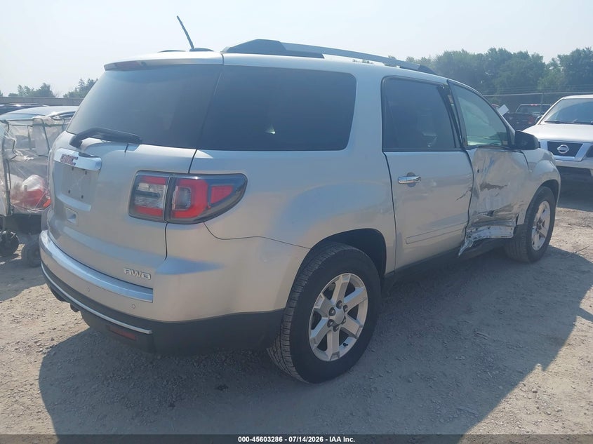 Vin: 1gkkvned9gj194331, lot: 46101708, gmc acadia sle-1 20164