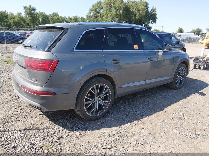 Vin: wa1laaf79hd016572, lot: 46101716, audi q7 3.0t premium 20174