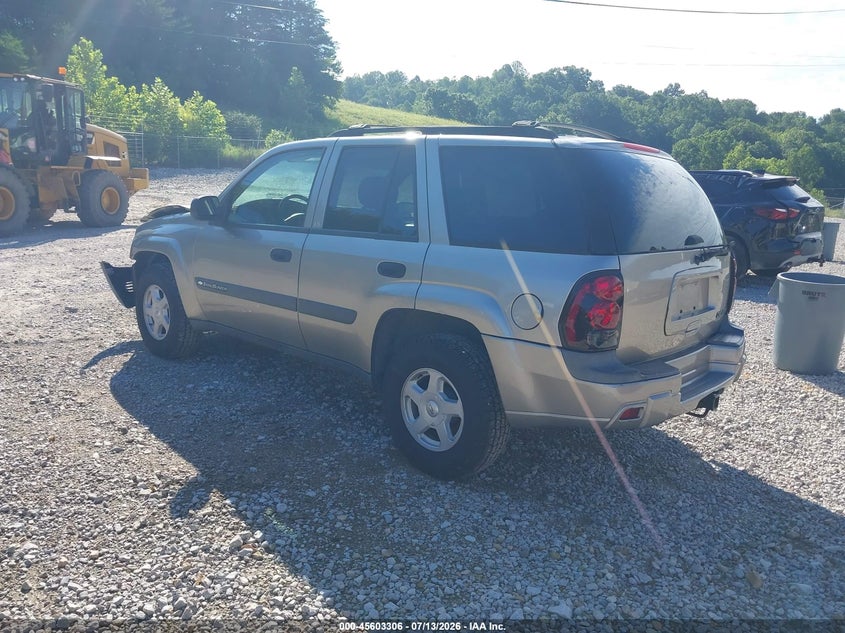 CHEVROLET TRAILBLAZER 2003 VIN 1GNDT13S532343110