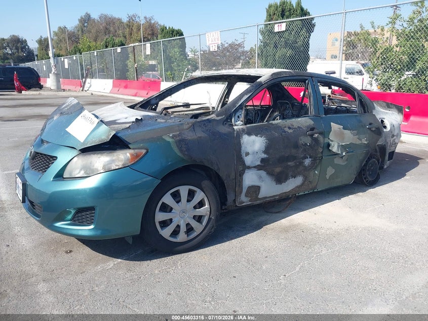 2009 Toyota Corolla, Total Burn, IAAI, VIN JTDBL40E59J035353 — photo 2
